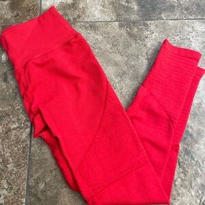 NWT Alphalete seamless leggings Red- Medium